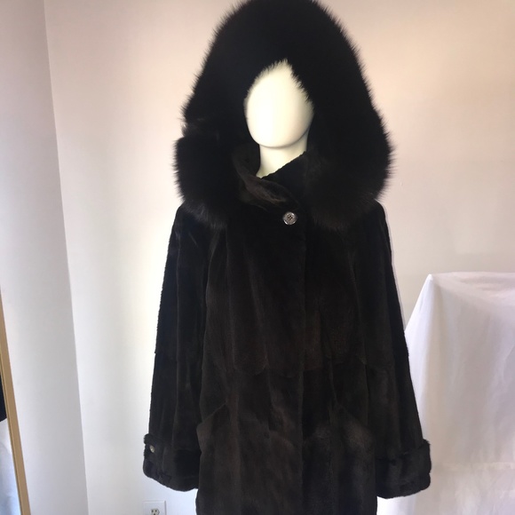 Sheared Mink Fur Coat